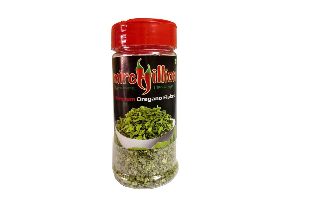 Mirchillion Premium Oregano Flakes    Plastic Bottle  40 grams
